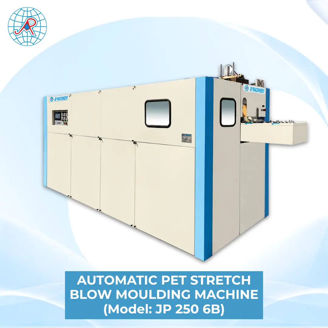 AUTOMATIC PET STRETCH BLOW MOULDING MACHINE Model: JP 250 6B - Pet Bottle Servo Machine